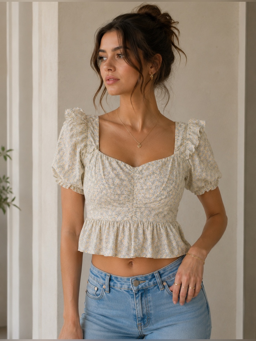 ASTR Floral Top